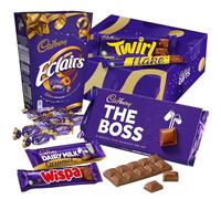 Cadbury "The Boss" Chocolate Gift - Full Size Cadbury Chocolate Bars including Flake, Caramel, Twirl, Dairy Milk and More.