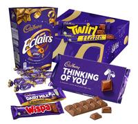 Cadbury "Thinking Of You" Chocolate Gift - Full Size Cadbury Chocolate Bars including Flake, Caramel, Twirl, Dairy Milk and More.