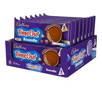 Cadbury Time Out 5 Roundie 150g, Covered with Milk Chocolate (Pack of 14 Bags)