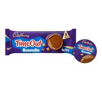 Cadbury Time Out Roundie Chocolate Wafer Bars, 5 x 30 g (Pack of 1)