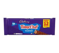 Cadbury Timeout Milk Chocolate Covered Wafer Bars 12 x 18g (216g)