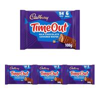 Cadbury Timeout Milk Chocolate Covered Wafer Crispy Wafer Covered in Smooth