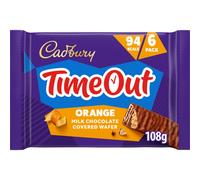 Cadbury Timeout Orange Milk Chocolate Covered Wafer Crispy Wafer With Orang