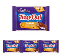 Cadbury Timeout Orange Milk Chocolate Covered Wafer, Crispy Wafer With Orange Flavoured Milk Chocolate, Multipack of 24 x 18 g (Pack of 1)