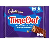 Cadbury Timeout Wafer Bar 6 Pack 121.2g