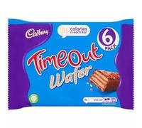Cadbury Timeout Wafer Chocolate Bar 6 Pack Multipack 121.2g (Pack of 13 Multipacks)