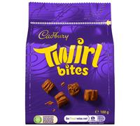 Cadbury Milk Chocolate Twirl Bites, Sharing Bag, Bite Size Treats, 100 g (Pack of 1)