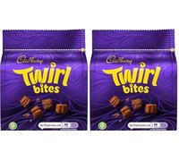 Cadbury Twirl Bites Bag, Smooth & Swirly Milk Chocolate Pieces, 85 g (Pack of 2)