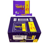 CADBURY Twirl Chocolate 20 x 5 BAR Multi Packs Full Box Original