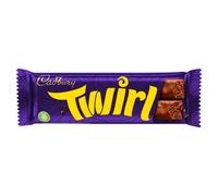 Cadbury Twirl Chocolate Bar, 43g (Pack of 48)