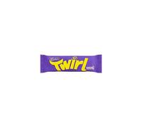 Cadbury Twirl Chocolate Bar 43g (Pack of 48 x 43g)