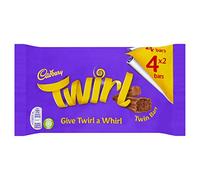 Cadbury Twirl Chocolate Bars, 136g