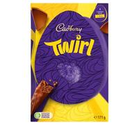 Cadbury Twirl Chocolate Easter Egg, Includes 1 Large Egg and 1 Chocolate Bar, 171 g (Pack of 1)