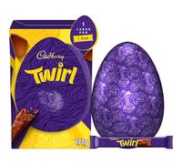 Cadbury Twirl Chocolate Easter Egg, Includes 1 Large Egg and 1 Chocolate Bar, 171 g (Pack of 1)