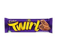 Cadbury Twirl Chocolate Bar 43g (Pack of 48 x 43g)