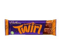 Cadbury Twirl Orange Chocolate Bar 43g (Pack of 48)