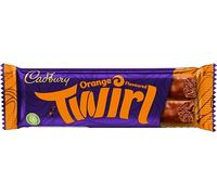 Cadbury Twirl Orange Flavoured Chocolate Bar 48 x 43g Tasty And Twisty Treat Gift Hamper For Birthday,Christmas Sold By Kidzbuzz