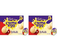 Cadbury White Chocolate Creme Egg (Pack of 10). Easter, Egg Hunt, Thank you Gift, Present, White Chocolate Filled Eggs OFFICIAL Perfect For Easter Egg Hunt School