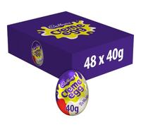 Cadbury White Chocolate Crème Eggs, Perfect for Easter Egg Hunts, Bulk Buy (Pack of 48)