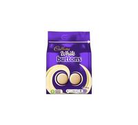 Cadbury White Chocolate Giant Buttons Sharing Bag Bite Size Treats 100 g Pack of 1