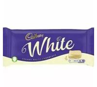 Cadbury White Creamy White Chocolate Bar 180g x 12 Gift For Someone Special