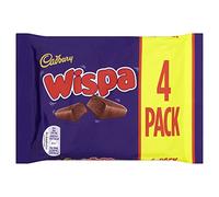 Cadbury Wispa Chocolate Bar, 4 x 30g