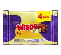 Cadbury Wispa Gold Chocolate, 4 x 38.3g