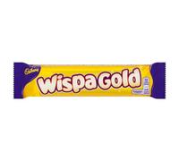 Cadbury Wispa Gold Chocolate Bar, Textured Milk Chocolate with Soft Caramel, 48 g (Pack of 48)
