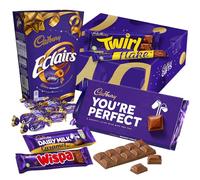 Cadbury "You're Perfect" Chocolate Gift - Full Size Cadbury Chocolate Bars including Flake, Caramel, Twirl, Dairy Milk and More. Valentine's Day, Birthday, Anniversary