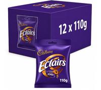 Cadburys Chocolate Eclairs 12 Pre Packed Bags