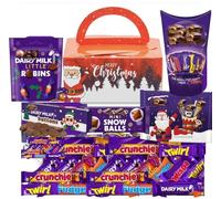 Cadburys Christmas Chocolate Gift Box - Bulk Sharing for Kids & Adult - Includes Heroes Little Robins Selection Box Snow Balls