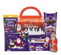 Cadburys Christmas Chocolate Gift Box - Bulk Sharing for Kids & Adults - Includes Heroes Little Robins Selection Box Snow Balls- Family Sharing Hamper