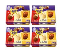 Cadburys Creme Eggs Mixed Pack of 4-20 Assorted White Creme eggs, Chocolate Creme Eggs and Caramel Egg - bundle by TGBK