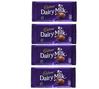 Cadburys Dairy Milk Chocolate Bars 4 x 200g