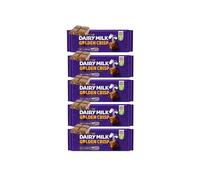 Cadburys Dairy Milk Golden Crisp Chocolate Bar Bundle - x5 54g Golden Crisp Flavour Chocolate Bars