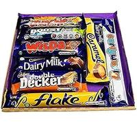 Cadburys Happy Birthday Chocolate Gift Box Hamper - 8 Full Size Dairy Milk Crunchie Curly wurly letterbox chocolate Birthday Present 13th 16th 18th 21st 30th 40th 50th 60th