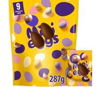 Cadburys Mini Eggs Chocolate Multipack - Chocolate Easter Egg 2026- Chocolate Gift for Kids Easter Egg Hunts- 9 x Cardbury Mini Egg Pouch