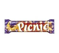 Cadbury Picnic Chocolate Bar 48.4g (36 x 48g)