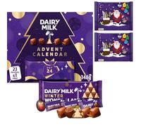 Cadbury's TRIO Collection Dairy Milk Christmas Advent Calendar and 2 x Selection Packs (504g of Chocolate)