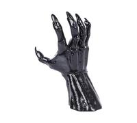 cadciehe Demon Hand Statue Halloween Black Demon Hands Sculpture Wall Mounted Spooky Devil Hand Ornament Party A