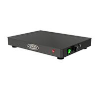 Cadco WT-5-HD 20-1/2" Heavy-Duty Small Countertop Stainless Steel Heated Warming Shelf for Takeout Hotels Buffet Country Club, Charcoal, 120v