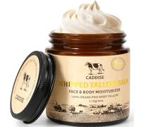 CADDISE Whipped Beef Tallow for Skin - 100% Grass-Fed Handmade Cream Moisturizer for Face & Body, Natural with Honey, Shea Butter, Jojoba Oil, Non-Greasy, Nourishing for Men, Women, Kids, 4 Oz