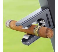 Caddura Magnetic Cigar Holder - Ultimate Golf Accessory for Cigar Lovers, Sturdy Aluminum Alloy & Stainless Steel, Fits Golf Carts, Beach Chairs, Fishing Rods - Secure Magnetic Grip, Hook & Loop Strap