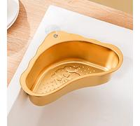 Caddy Organiser Hanging Filter Dish Drainer Sink Stainless Steel Triangular for Strainer Corner Strainer Filter Tray Drain Basket Storage Rack for Vegetables Fruit