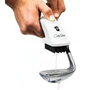 Caddy Splash Golf Club Brush Pro with Water - Heavy Duty Retractable Clip - Push Button for Easy Cleaning - Nylon Bristles - Holds 4 Oz - Golf Accessories for Men - Best Golf Gift - USA Company