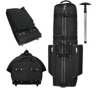 CaddyDaddy Golf CDYCON2GP Constrictor Grey with North Pole Golf Bag Travel Cover, Black/Grey