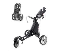 Caddytek Unisex Caddylite One - Swivel V8, Dark Grey Golf Push Cart Trolley, Black