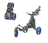CaddyTek CaddyLite One-Swivel Golf Push Cart Version 8 - 3-Wheel, Lightweight, Easy Fold Golf Trolley, Swivel Front Wheel for Smooth Manoeuvrability
