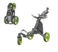 Caddytek Unisex Caddylite One - Swivel V8, Lime Golf Push Cart Trolley, Green