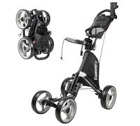 Caddytek Unisex Explorer V8 Golf Push Cart, Silver